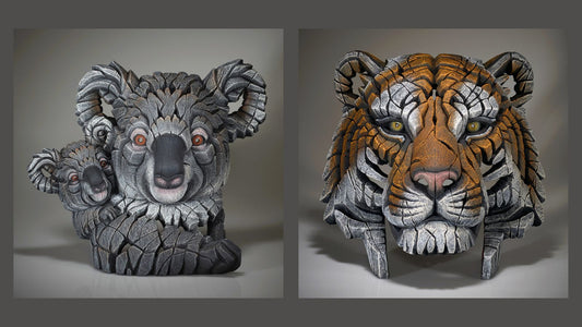 EDGE SCULPTURE Koala and Tiger