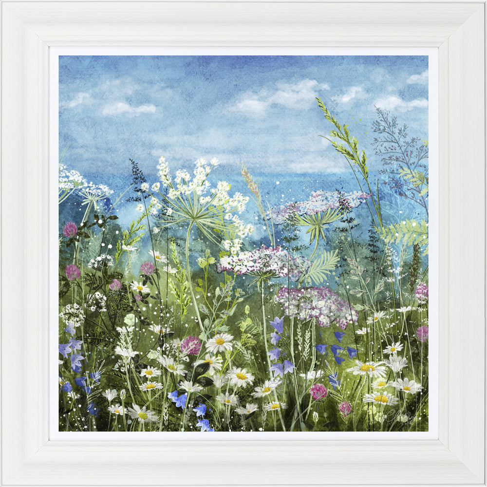 Seaside Bloom II framed print by Charlotte Oakley
