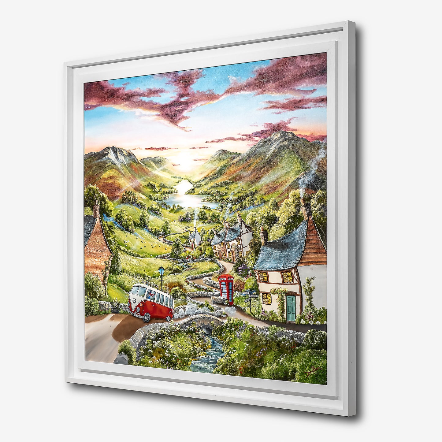 Perspective Leaving with Fond Memories original painting by Caroline Deighton
