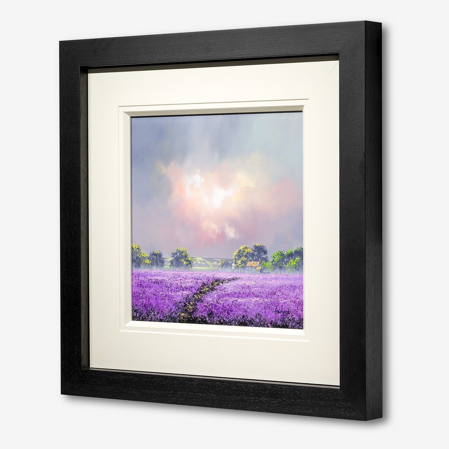 Lavender Fields original painting by Allan Morgan