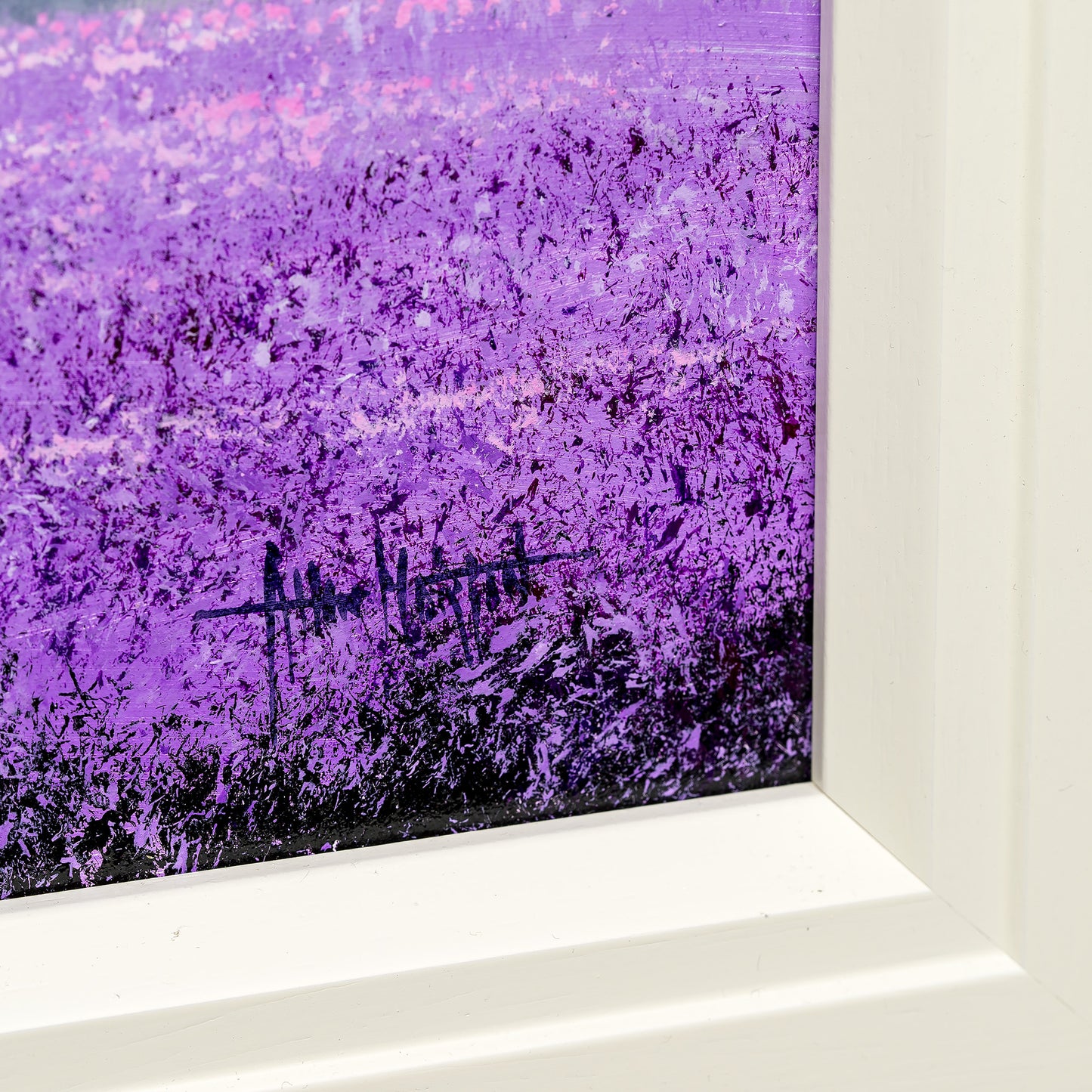Lavender Fields original painting by Allan Morgan