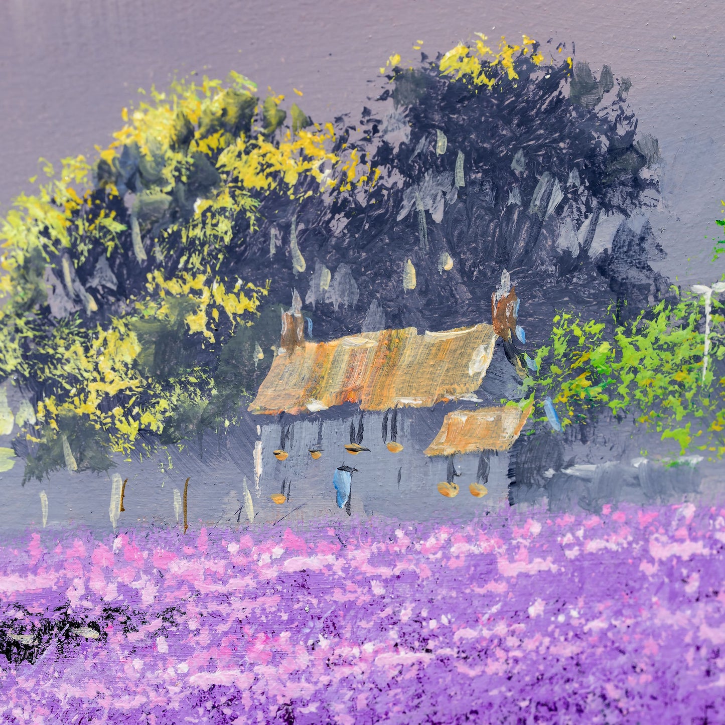 Lavender Fields original painting by Allan Morgan