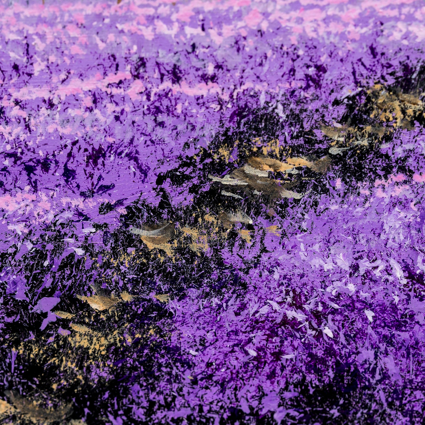 Lavender Fields original painting by Allan Morgan