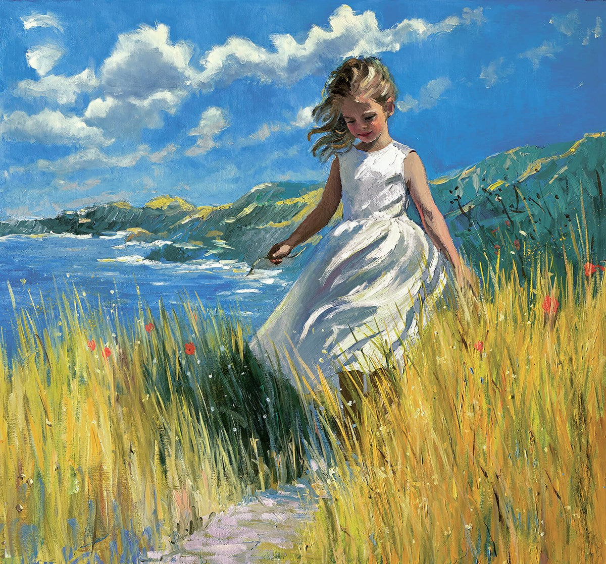 A Coastal Stroll limited edition print by Sherree Valentine Daines