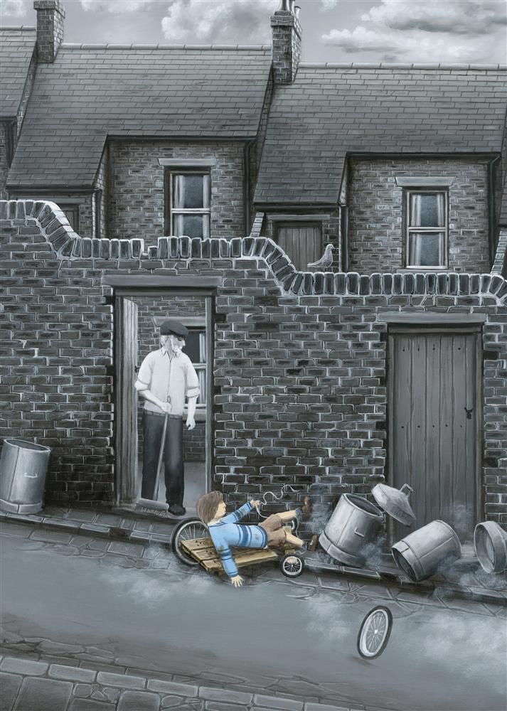 Bang limited edition print by Leigh Lambert