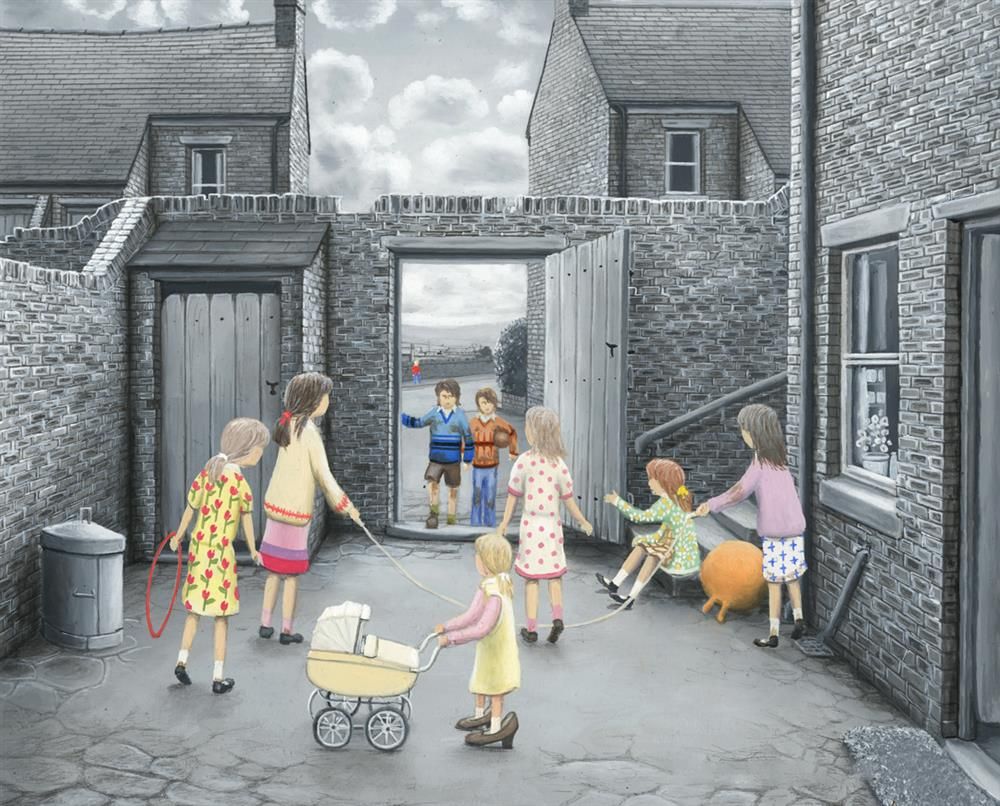 Can We Help You limited edition print by Leigh Lambert