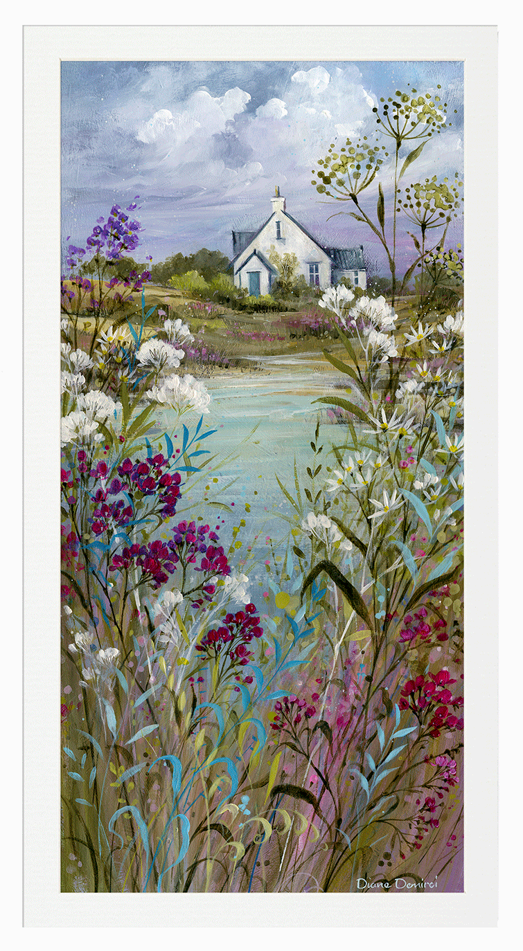 Cove Blooms framed prints by Diane Demirci