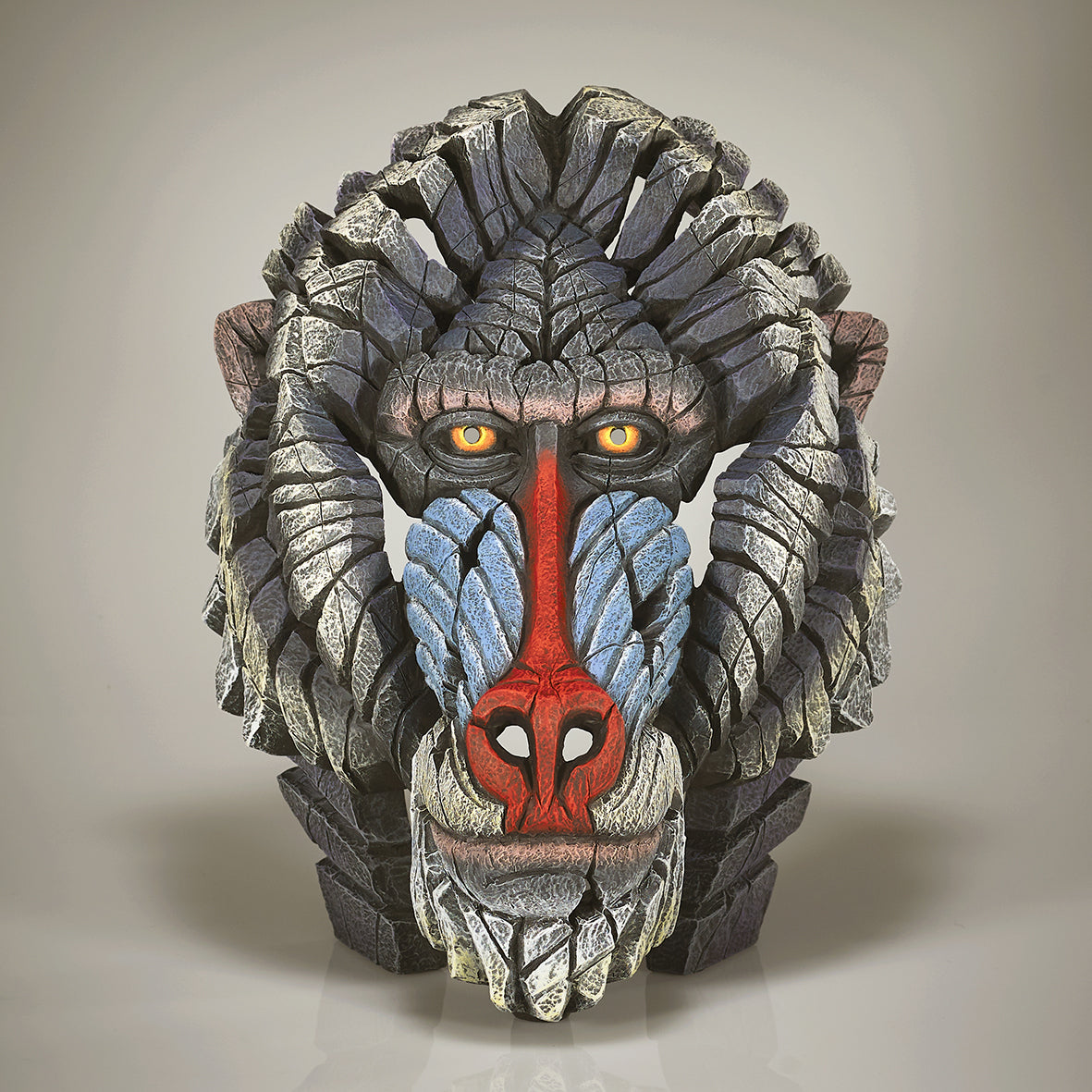 Mandrill Bust from Edge Sculpture by Matt Buckley