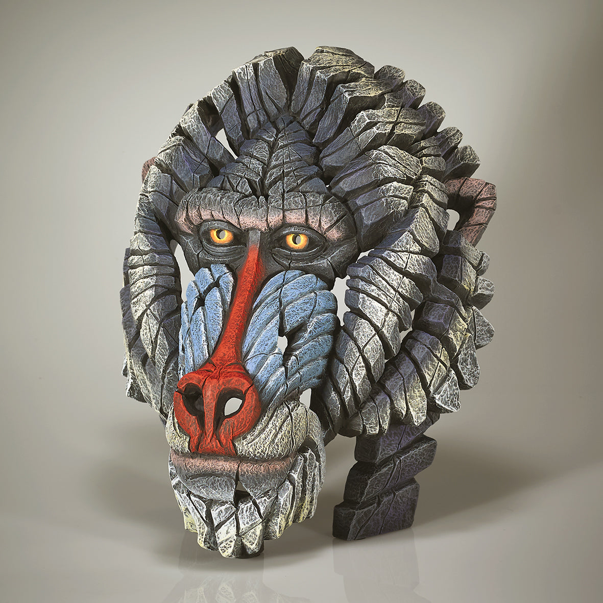 Mandrill Bust from Edge Sculpture by Matt Buckley