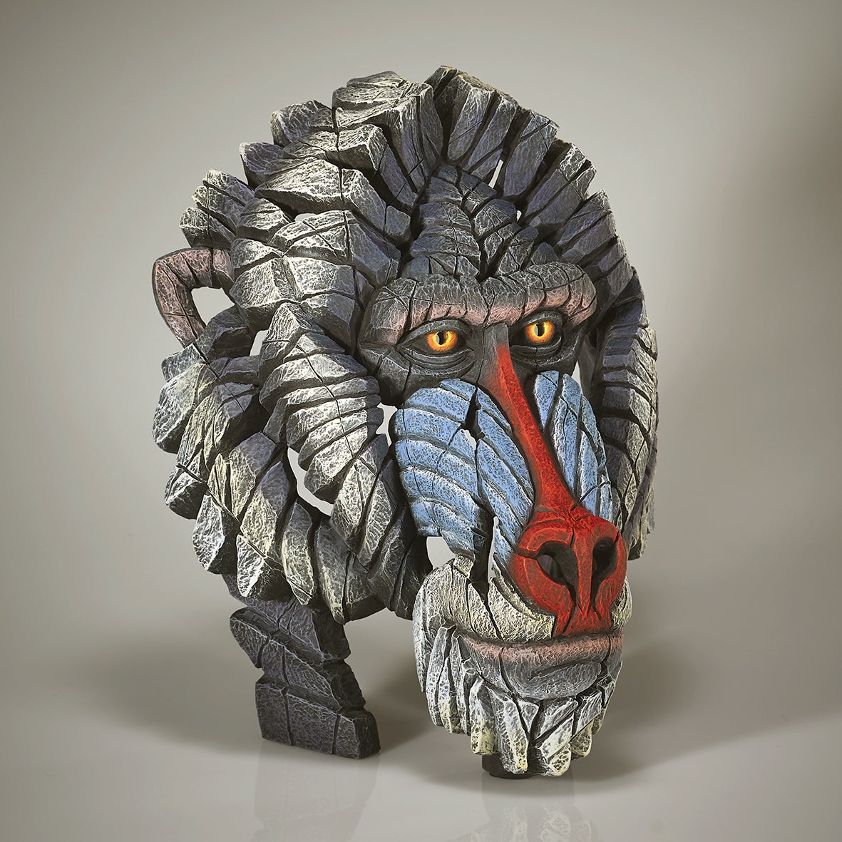 Mandrill Bust from Edge Sculpture by Matt Buckley