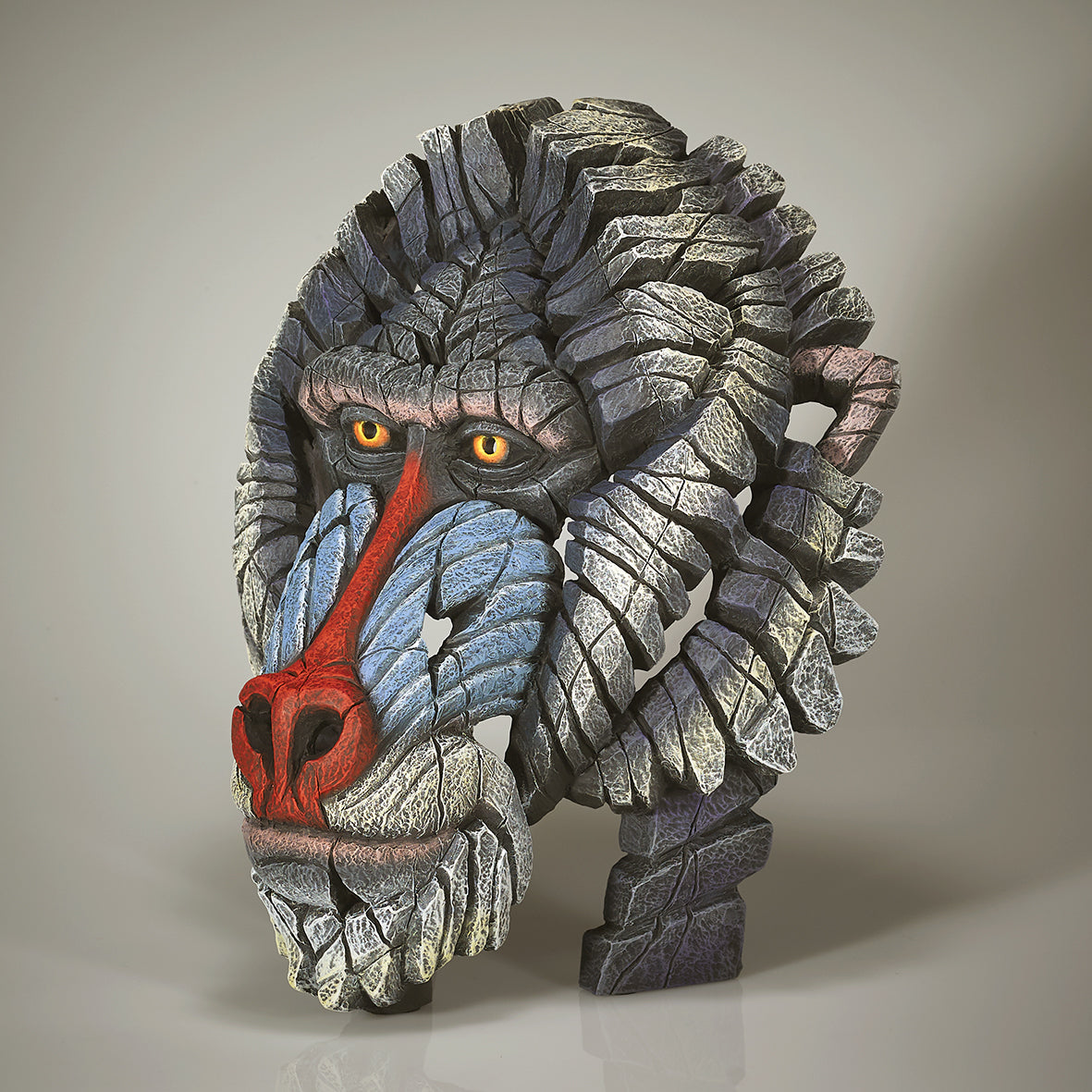 Mandrill Bust from Edge Sculpture by Matt Buckley