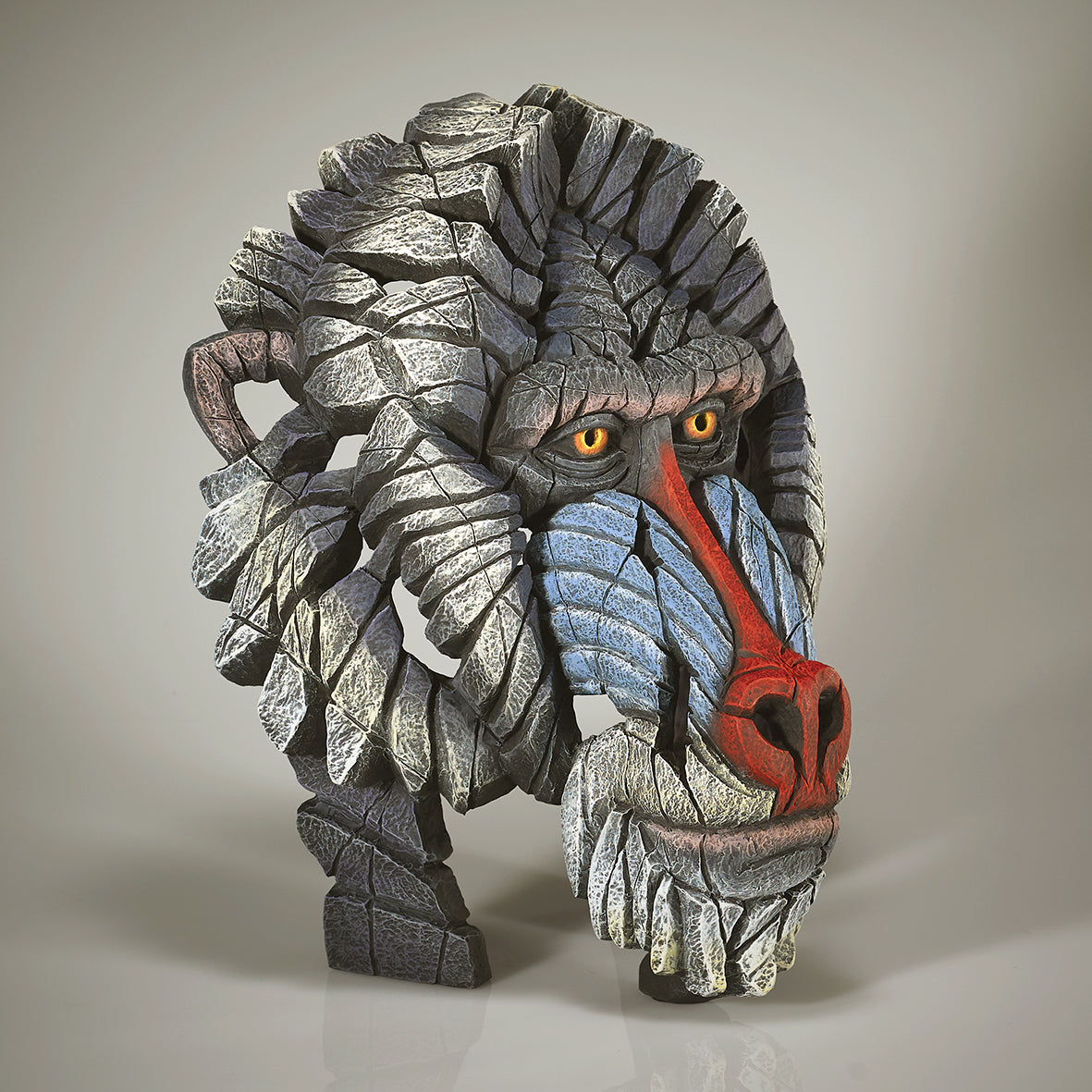 Mandrill Bust from Edge Sculpture by Matt Buckley