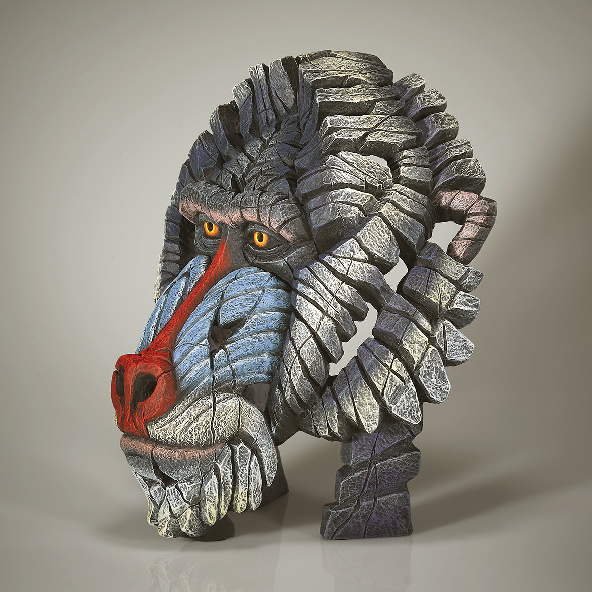 Mandrill Bust from Edge Sculpture by Matt Buckley