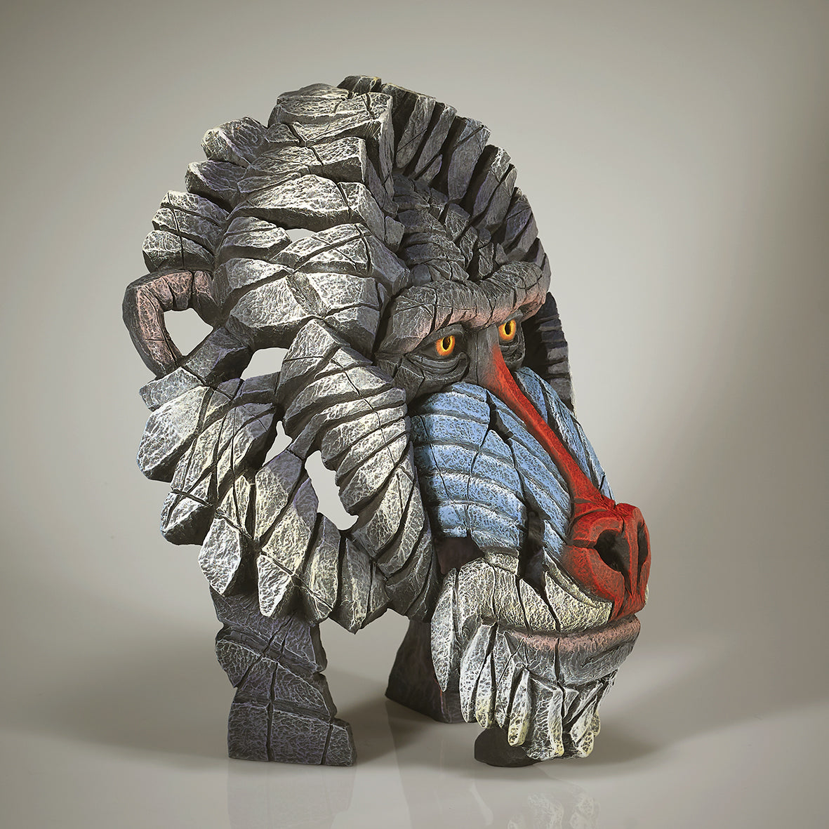 Mandrill Bust from Edge Sculpture by Matt Buckley