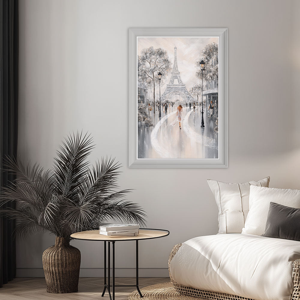 Eiffel Tower framed print by Isabella Karolewicz