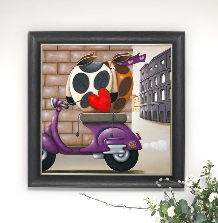 Italian Romance framed print by Simon Clarke
