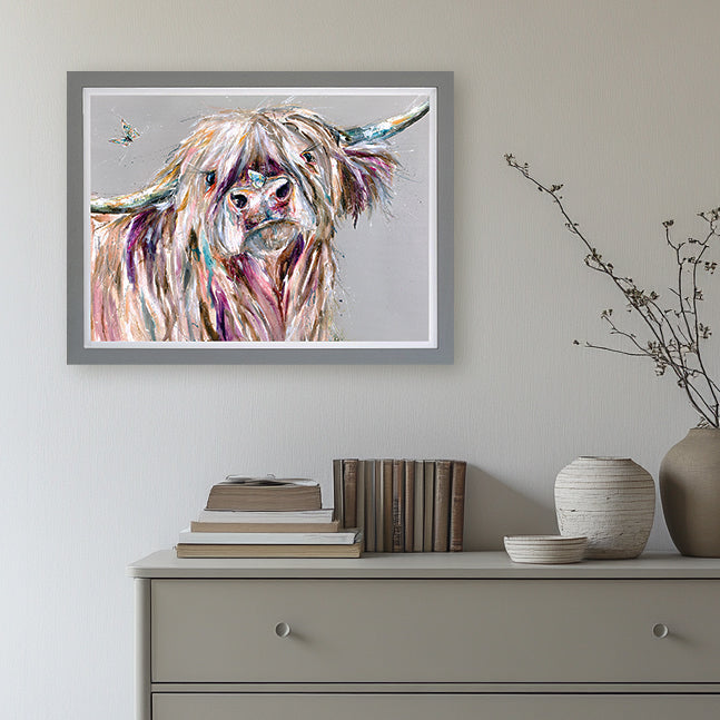 Butterfly framed print by Nicola Jane Rowles