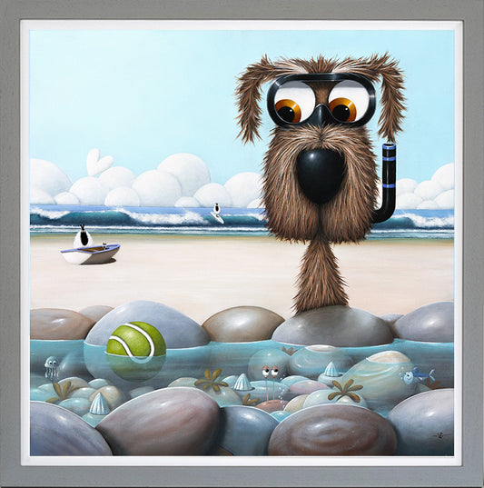 I'm Going In framed print by Simon Clarke