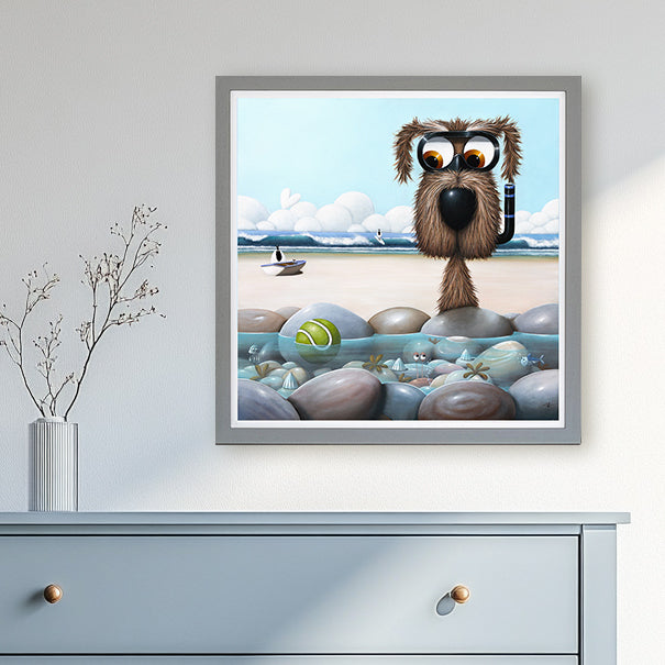 I'm Going In framed print by Simon Clarke