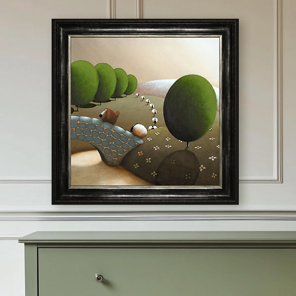 Following the Leader framed print by Simon Clarke