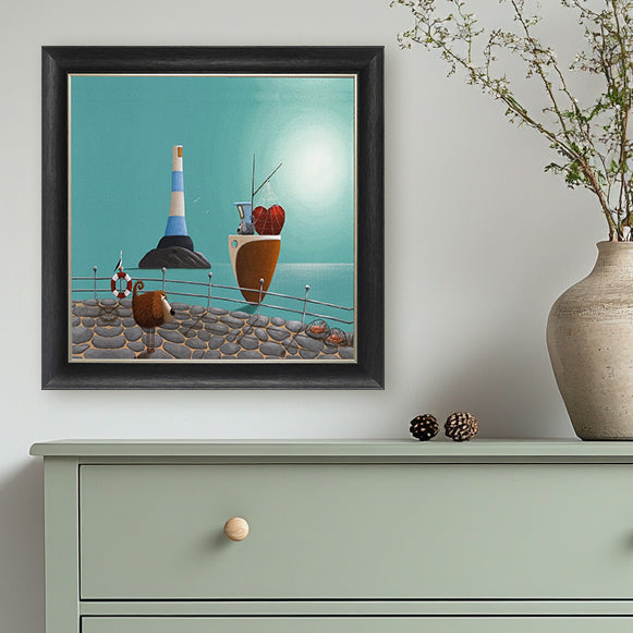 Heart Harbour framed print by Simon Clarke