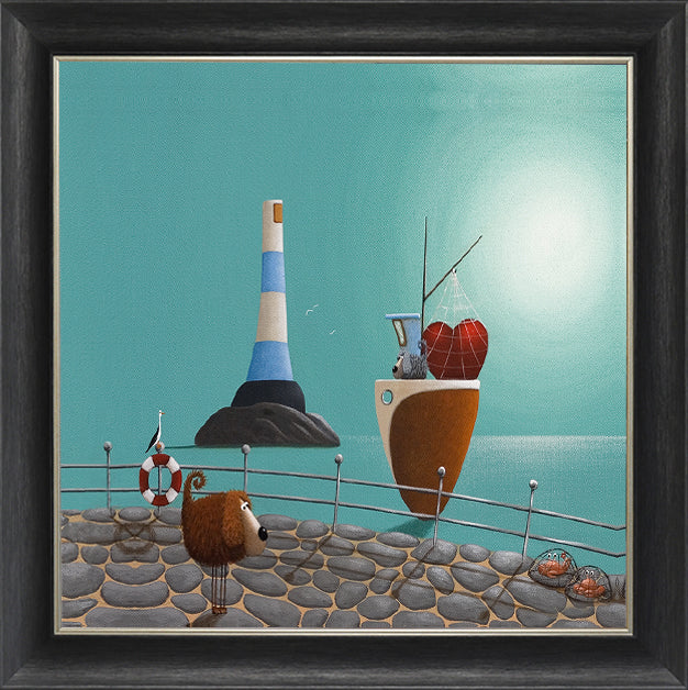 Heart Harbour framed print by Simon Clarke