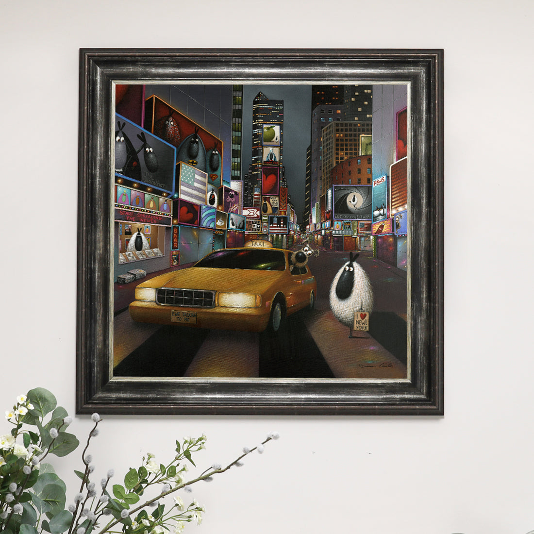 Newe York framed print by Simon Clarke
