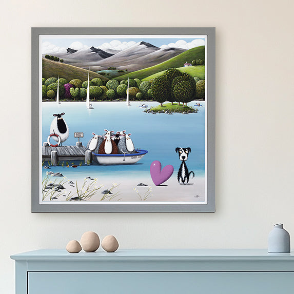 Sheep Dip framed print by Simon Clarke