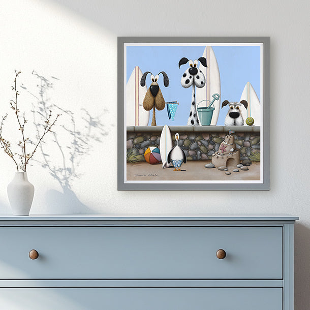 Beach Boys framed print by Simon Clarke