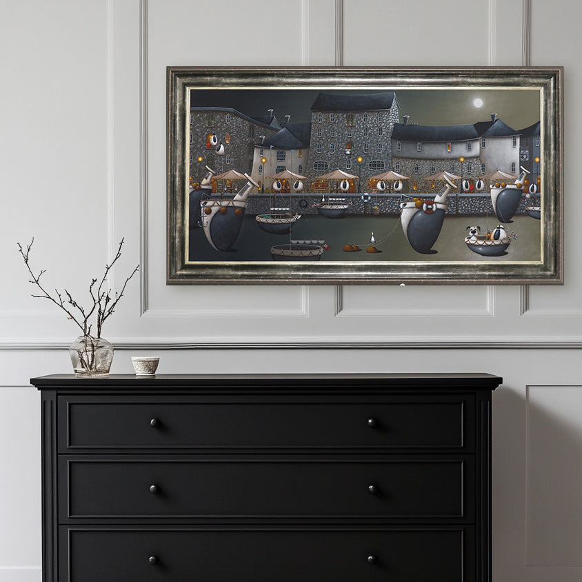 Night Out With Ewe framed print by Simon Clarke