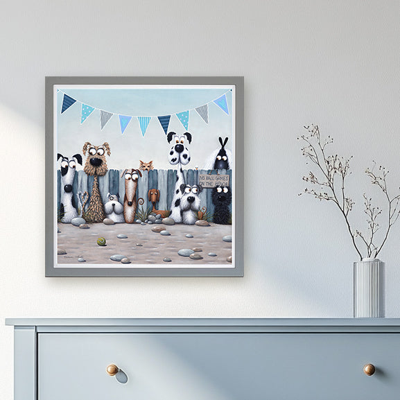 No Ball Games framed print by Simon Clarke