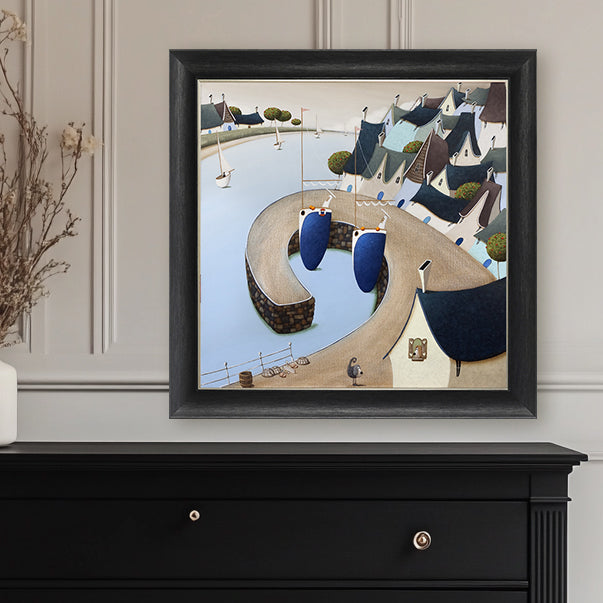 Wherefore Art Thou framed print by Simon Clarke