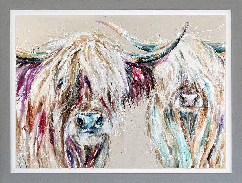 Mr & Mrs framed print by Nicola Jane Rowles