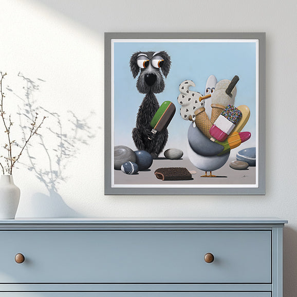 Feeling Lucky framed print by Simon Clarke