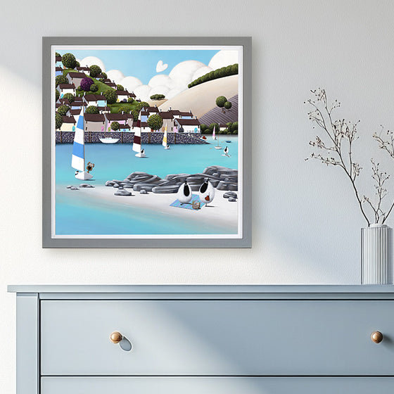 Ahoy There framed print by Simon Clarke