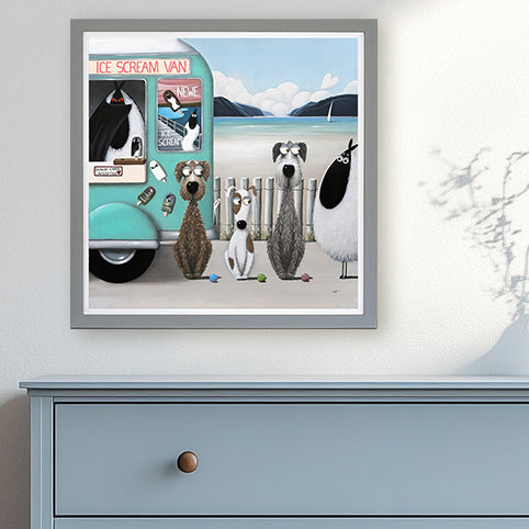 Ewe Next framed print by Simon Clarke