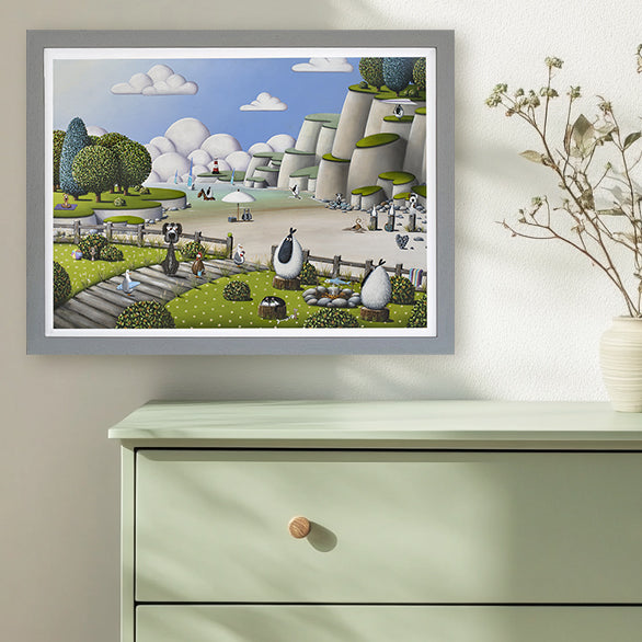 Sea Vewe framed print by Simon Clarke