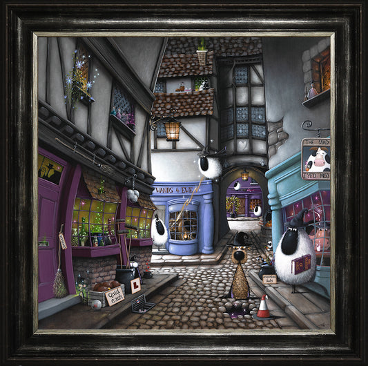 Watch Out Harry framed print by Simon Clarke