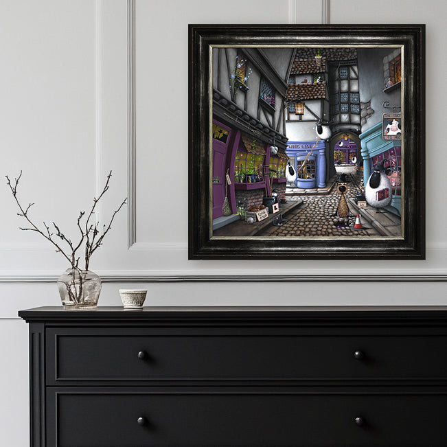 Watch Out Harry framed print by Simon Clarke