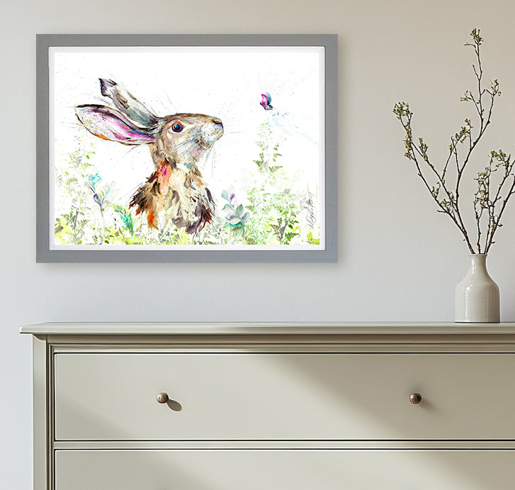 Watching the Wildlife framed print by Nicola Jane Rowles