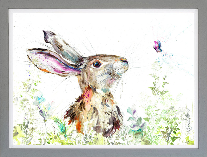 Watching the Wildlife framed print by Nicola Jane Rowles