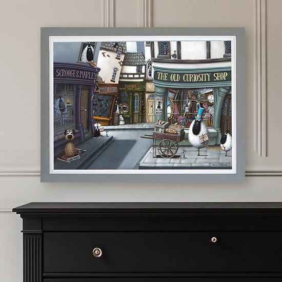 What the Dickens framed print by Simon Clarke
