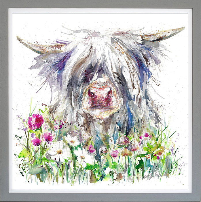 Daisy framed print by Nicola Jane Rowles