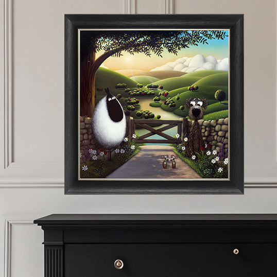 Escaping the Rat Race framed print by Simon Clarke