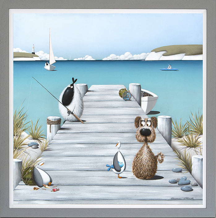 The One That Got Away framed print by Simon Clarke
