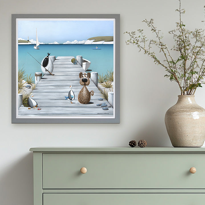 The One That Got Away framed print by Simon Clarke