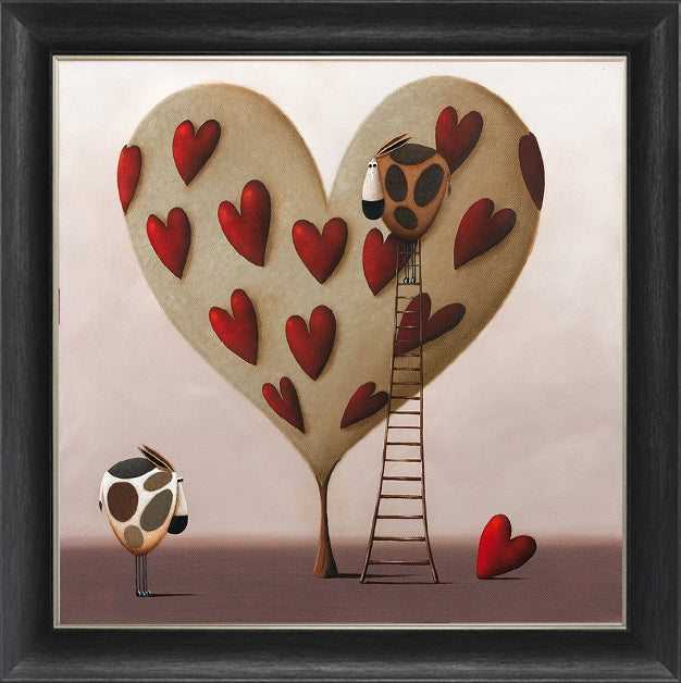 Just for Moo framed print by Simon Clarke