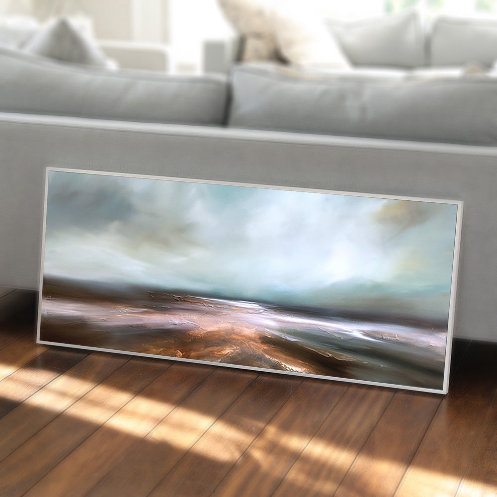 Autumn Drift Panoramic framed print by Paul Bennett