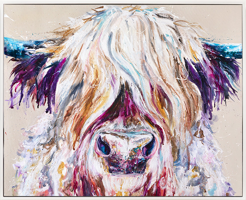 Boris framed print by Nicola Jane Rowles