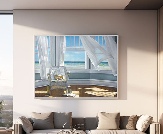 Gentle Reader framed print by Karen Hollingsworth